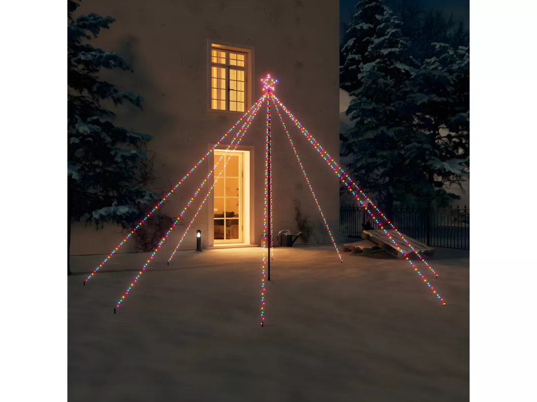 Kauf Unique Weihnachtsbaum-Lichterketten Indoor Outdoor 576 LEDs Bunt 3,6 m