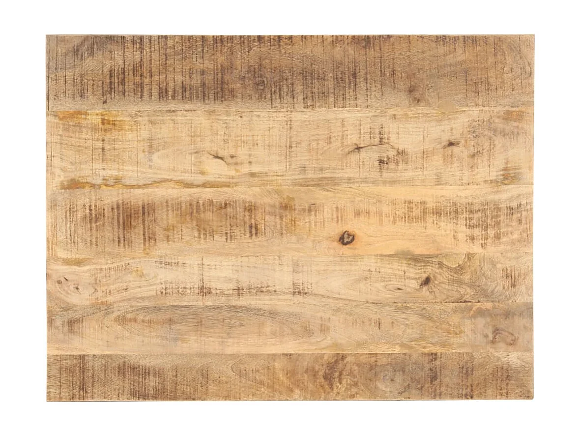 Dessus de table Bois de manguier solide 25-27 mm 90x70 cm
