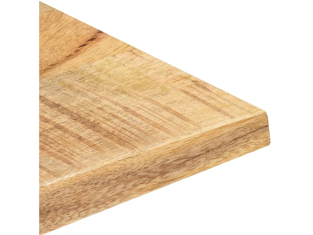 Dessus de table Bois de manguier solide 25-27 mm 90x70 cm