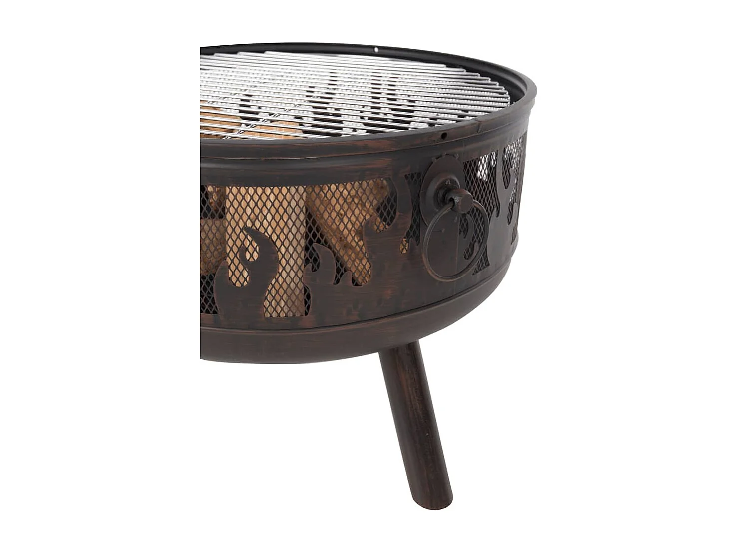 Braciere Blazer in Acciaio Color Bronzo