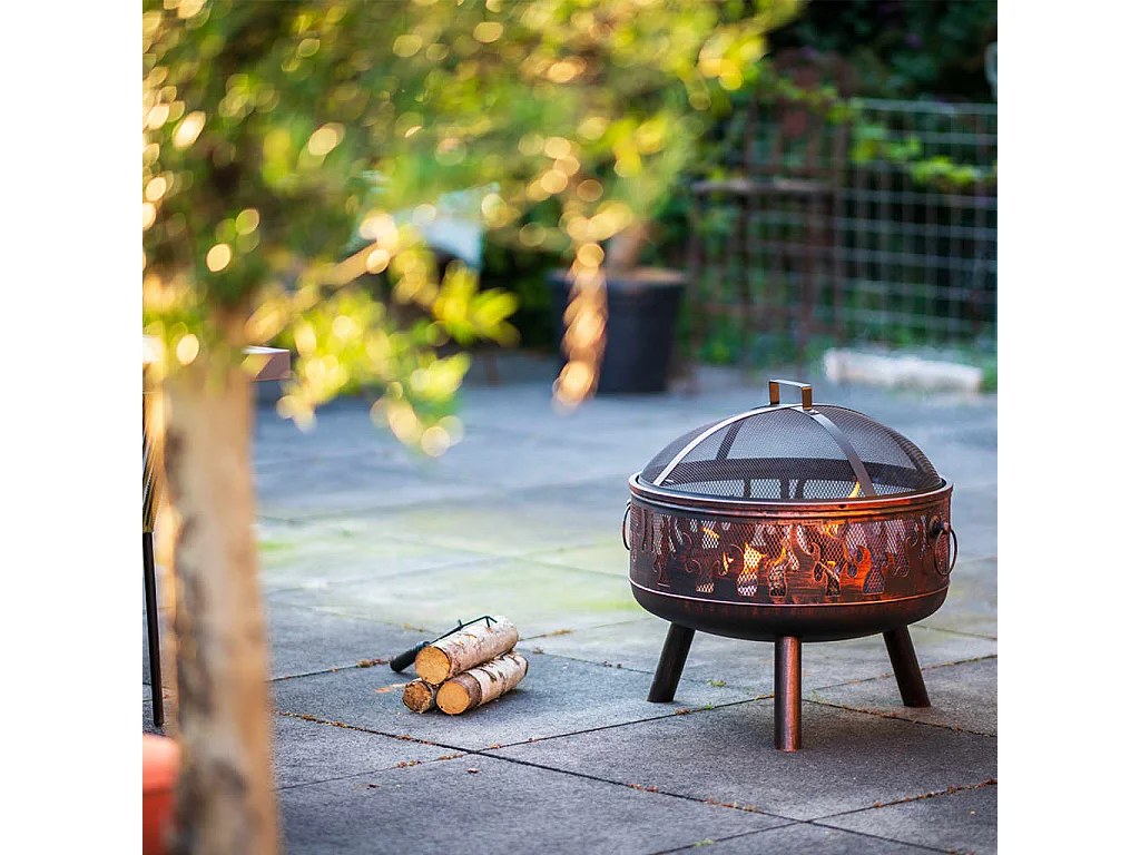 Braciere Blazer in Acciaio Color Bronzo