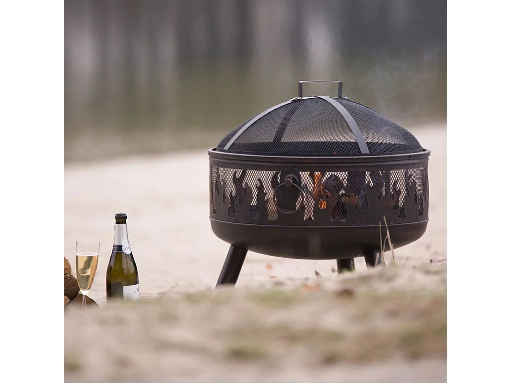 Braciere Blazer in Acciaio Color Bronzo