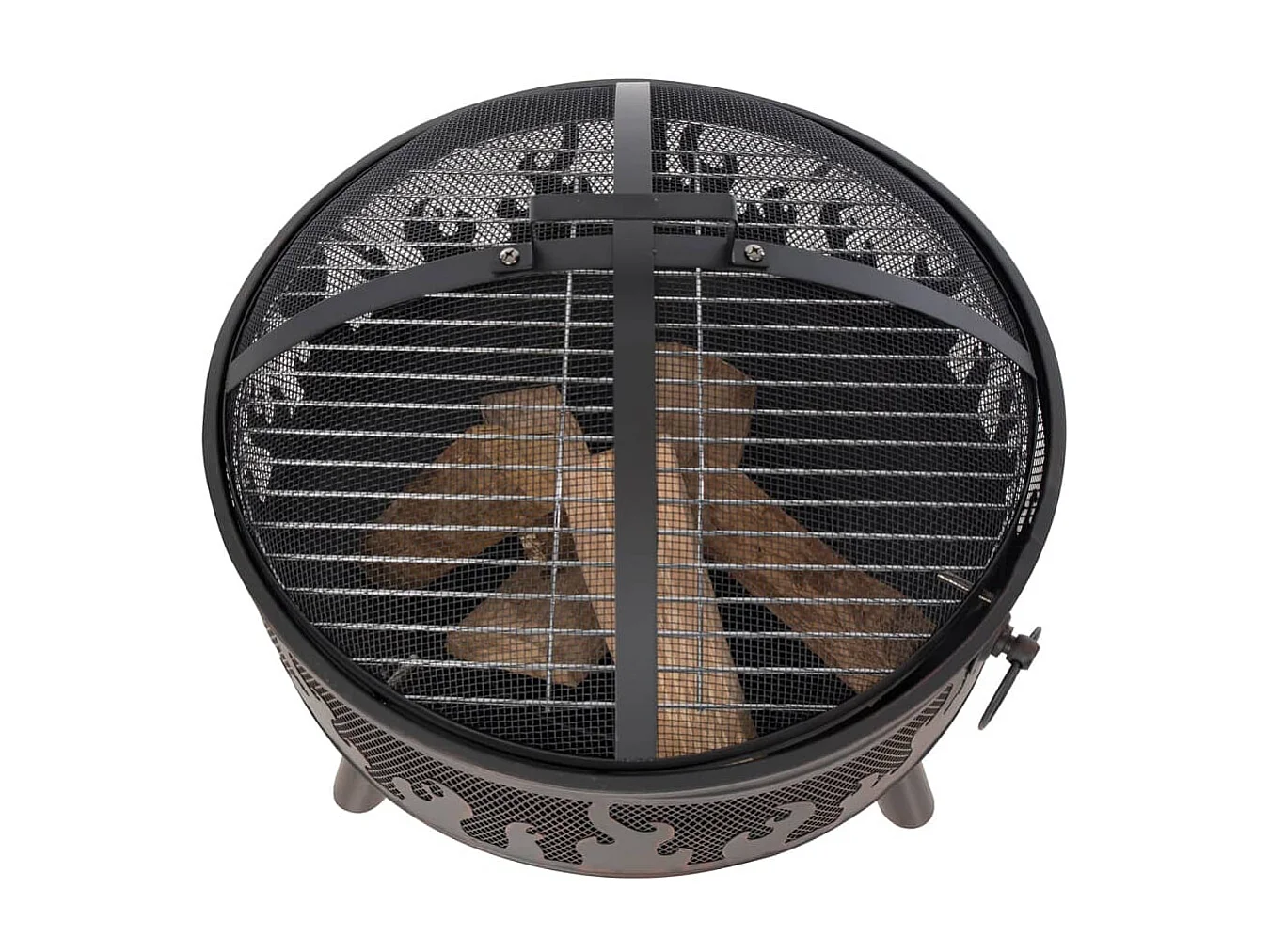 Braciere Blazer in Acciaio Color Bronzo