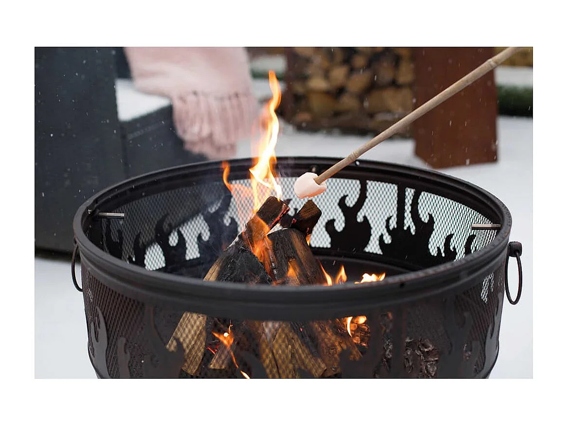 Braciere Blazer in Acciaio Color Bronzo