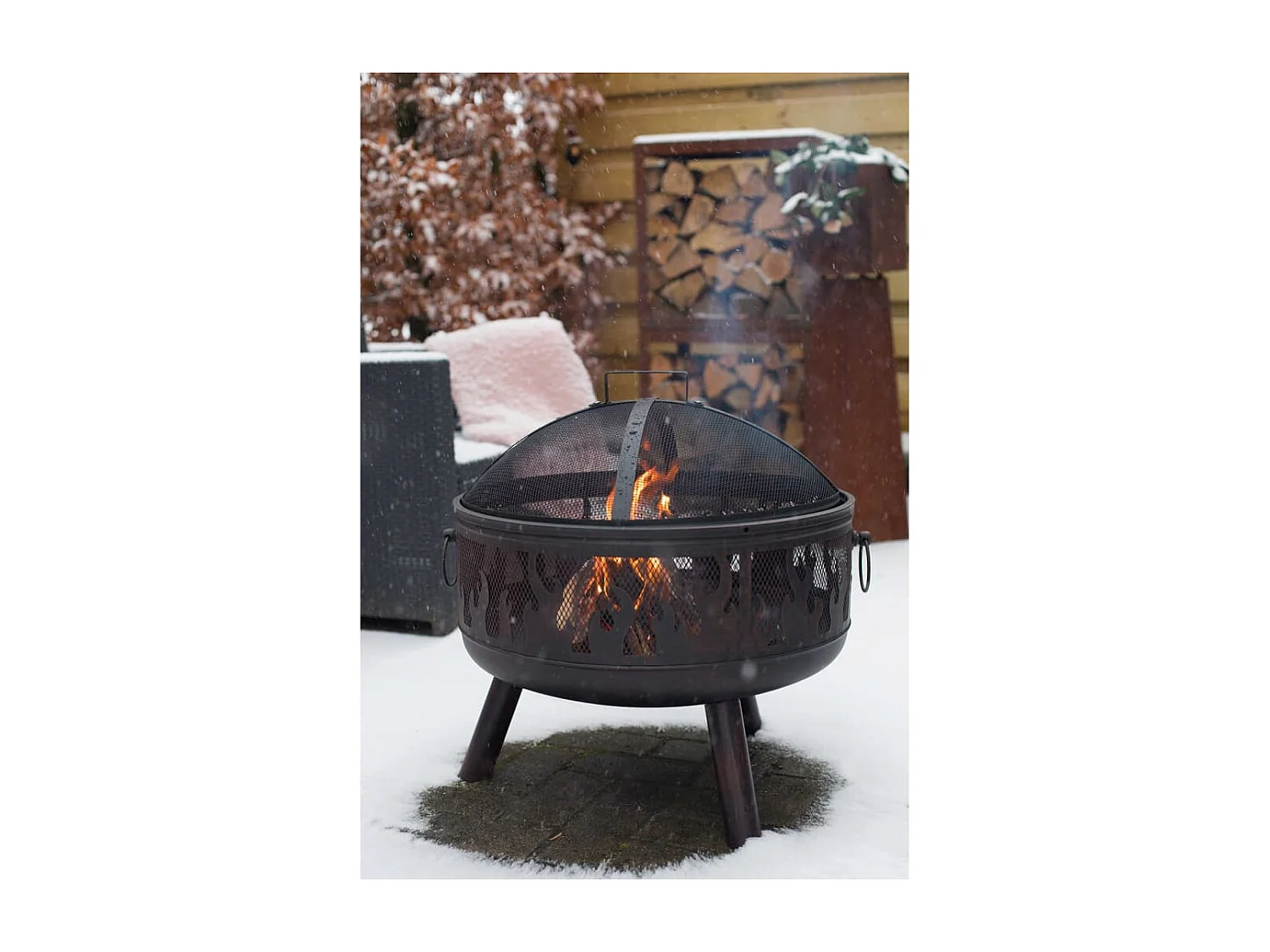 Braciere Blazer in Acciaio Color Bronzo