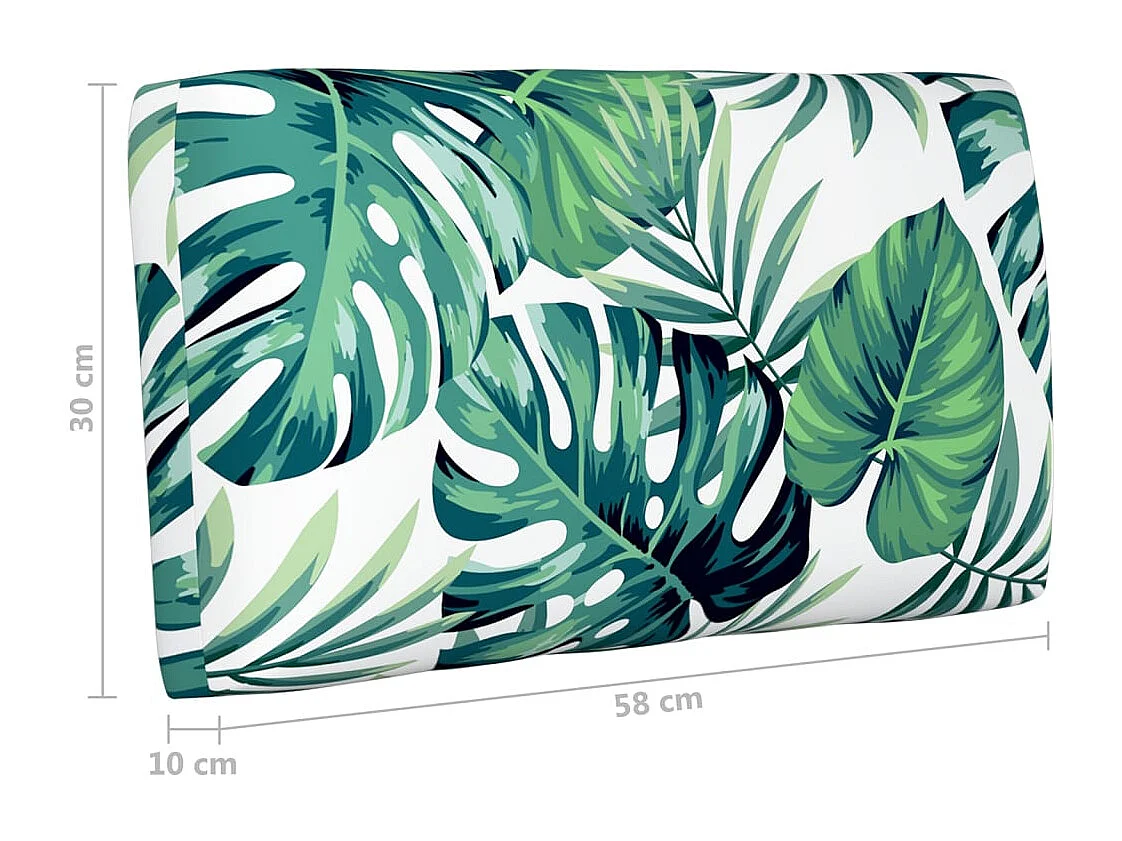 Canapé palette 2 places avec coussins Pin imprégné de gris