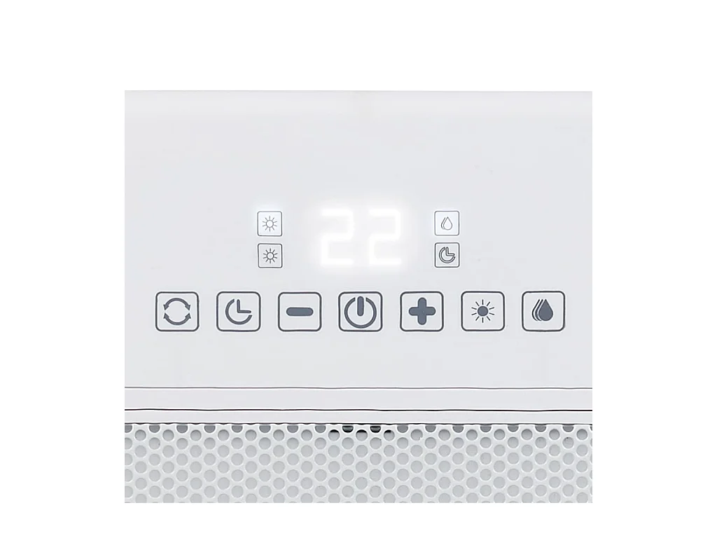 Chauffage céramique 2 en 1 KA-5266 1800 W Blanc