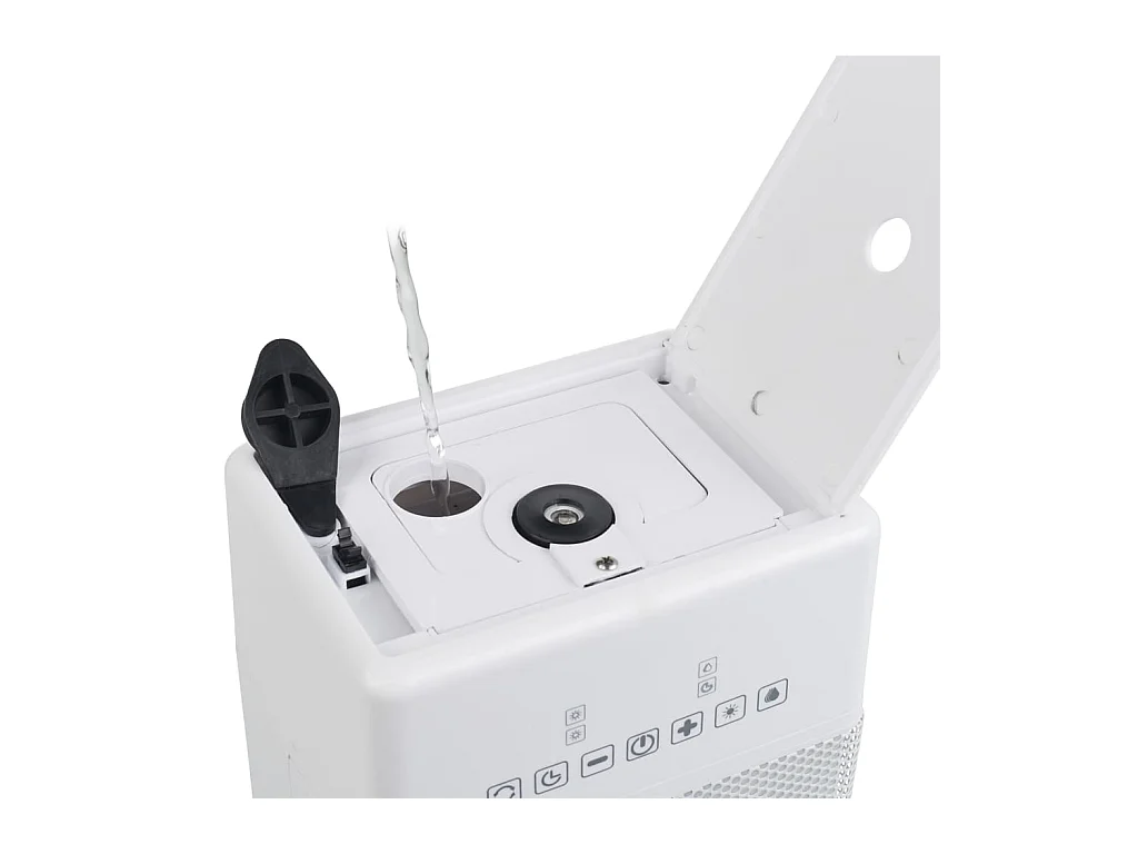 Chauffage céramique 2 en 1 KA-5266 1800 W Blanc