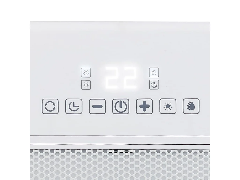 Chauffage céramique 2 en 1 KA-5266 1800 W Blanc