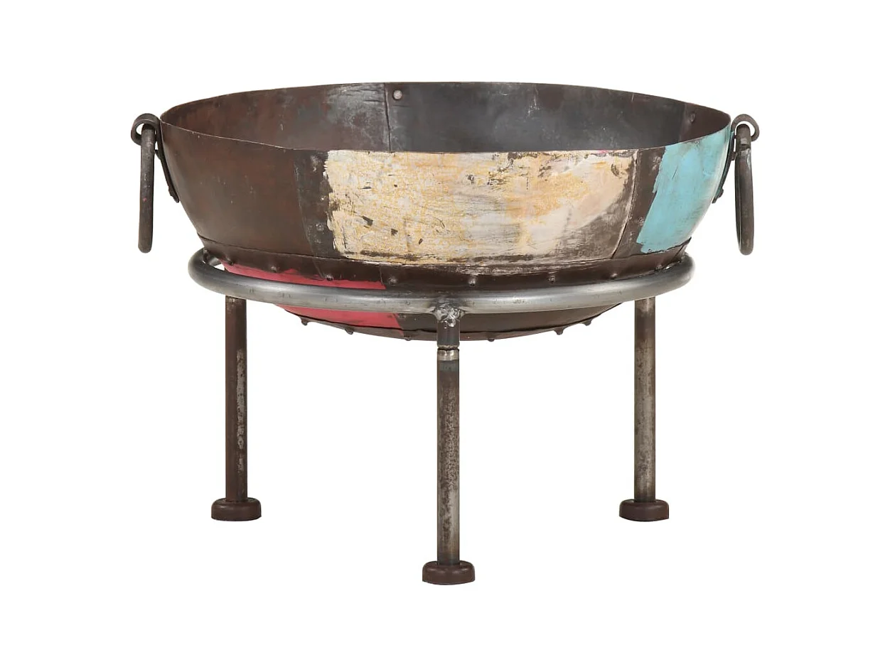 Foyer rustique coloré Ø 40 cm Fer