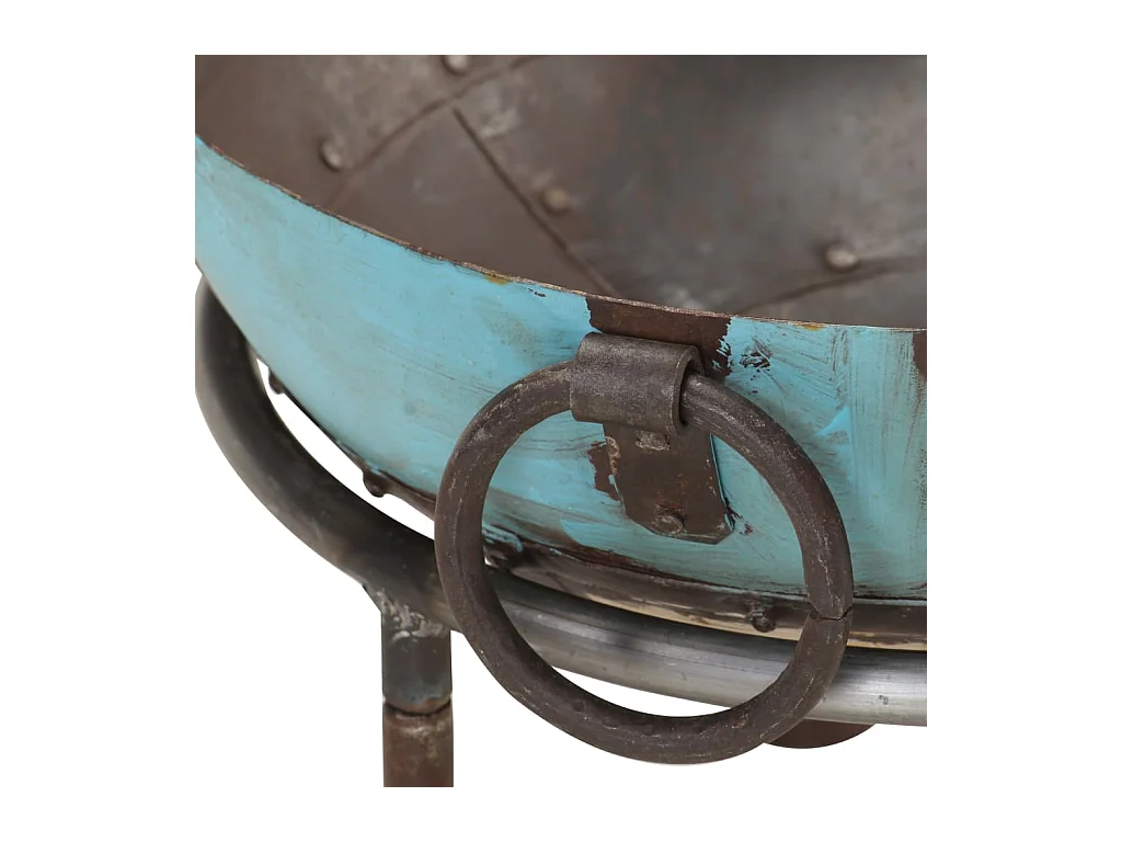 Foyer rustique coloré Ø 40 cm Fer