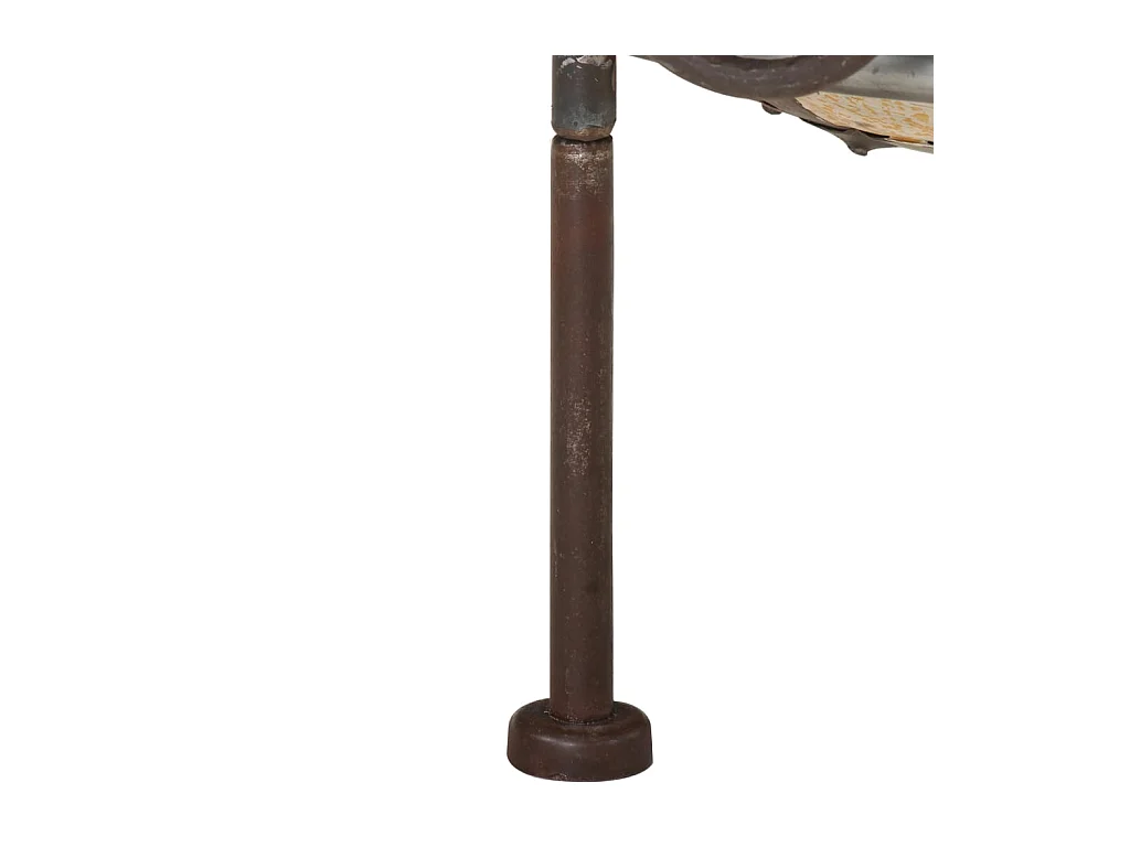 Foyer rustique coloré Ø 40 cm Fer