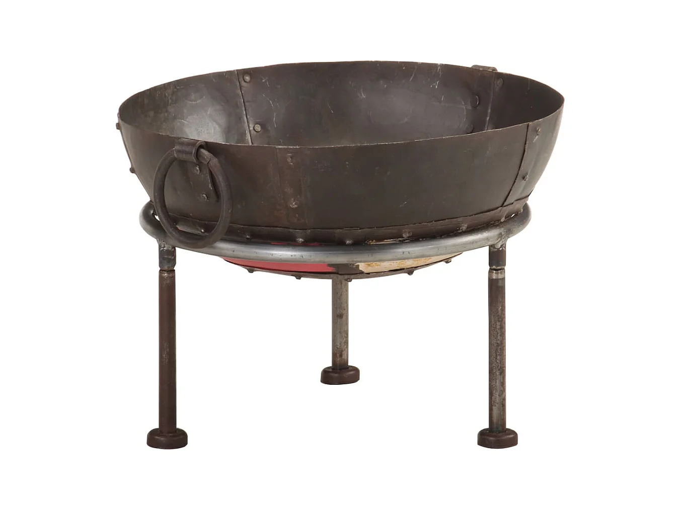 Foyer rustique coloré Ø 40 cm Fer