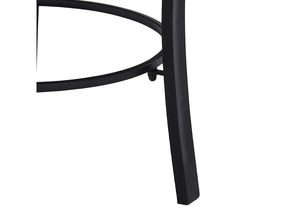 Braciere con Mosaico Nero e Bianco 68cm in Ceramica