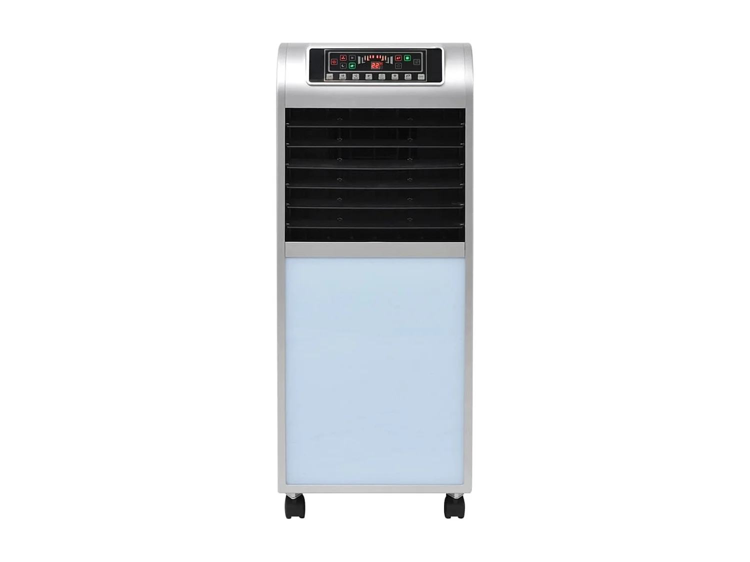 Climatizador de ar portátil 120 W 8 L 385 m³/h 37,5x35x94,5 cm