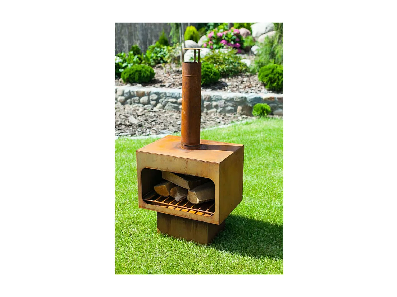 Tuinhaard Jersey XL roestkleurig staal 81077