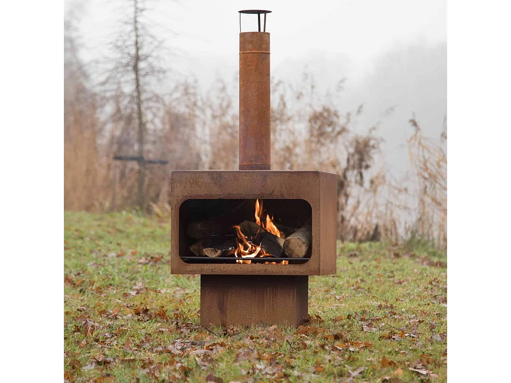 Tuinhaard Jersey XL roestkleurig staal 81077