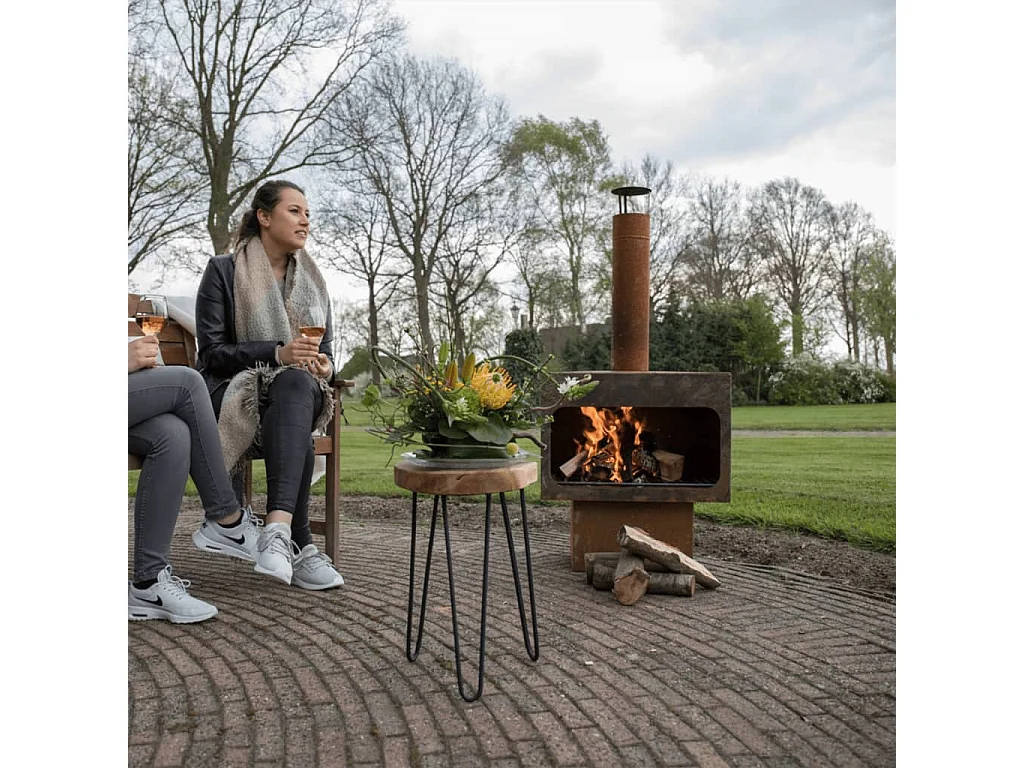 Tuinhaard Jersey XL roestkleurig staal 81077