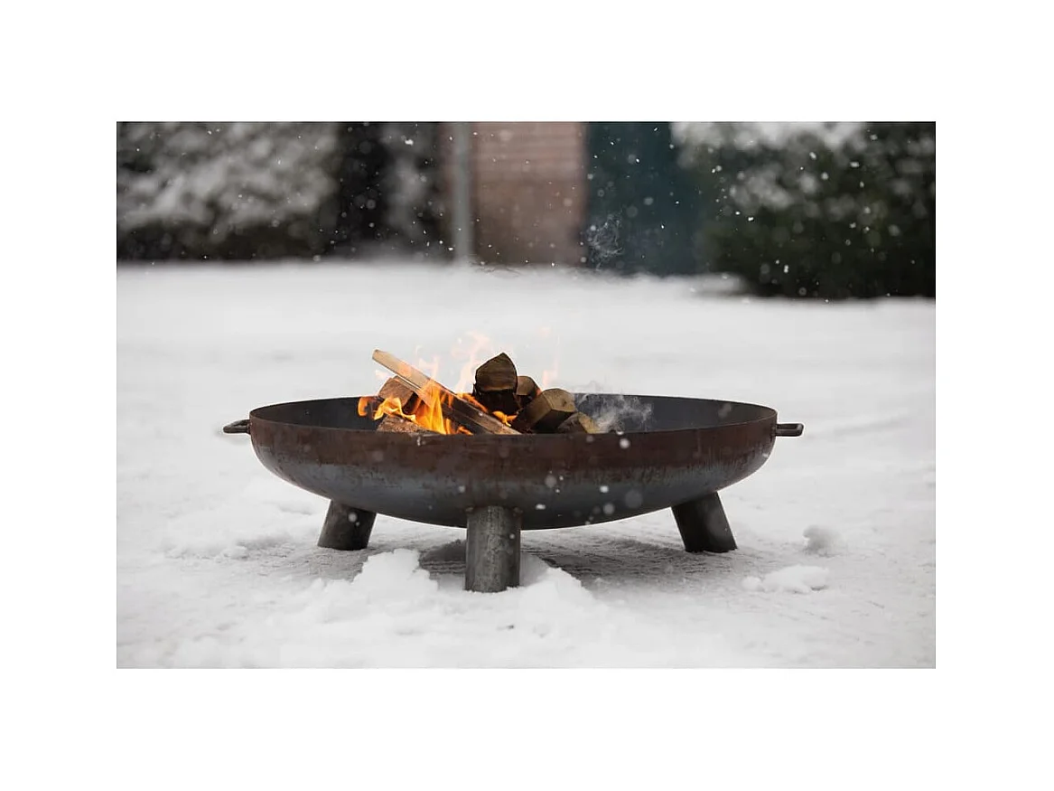 Bol à feu Salo Acier Noir 80 cm 81020