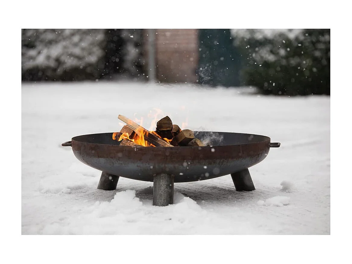 Bol à feu Salo Acier Noir 80 cm 81020