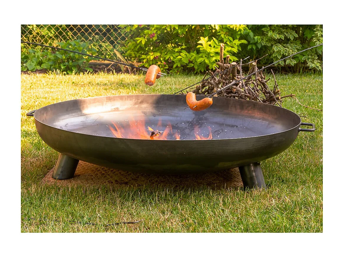 Bol à feu Salo Acier Noir 80 cm 81020