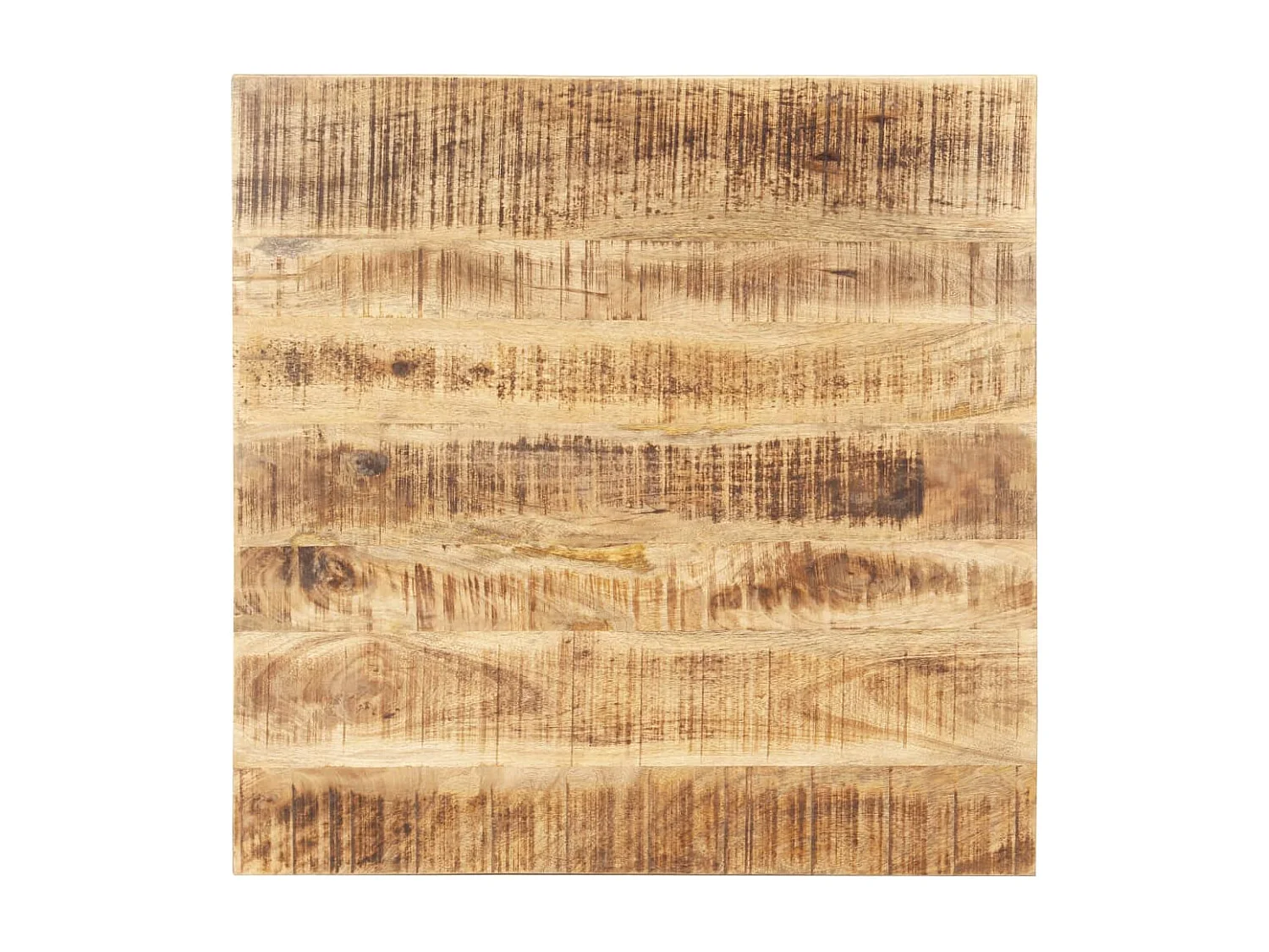 Dessus de table Bois de manguier solide 25-27 mm 80x80 cm