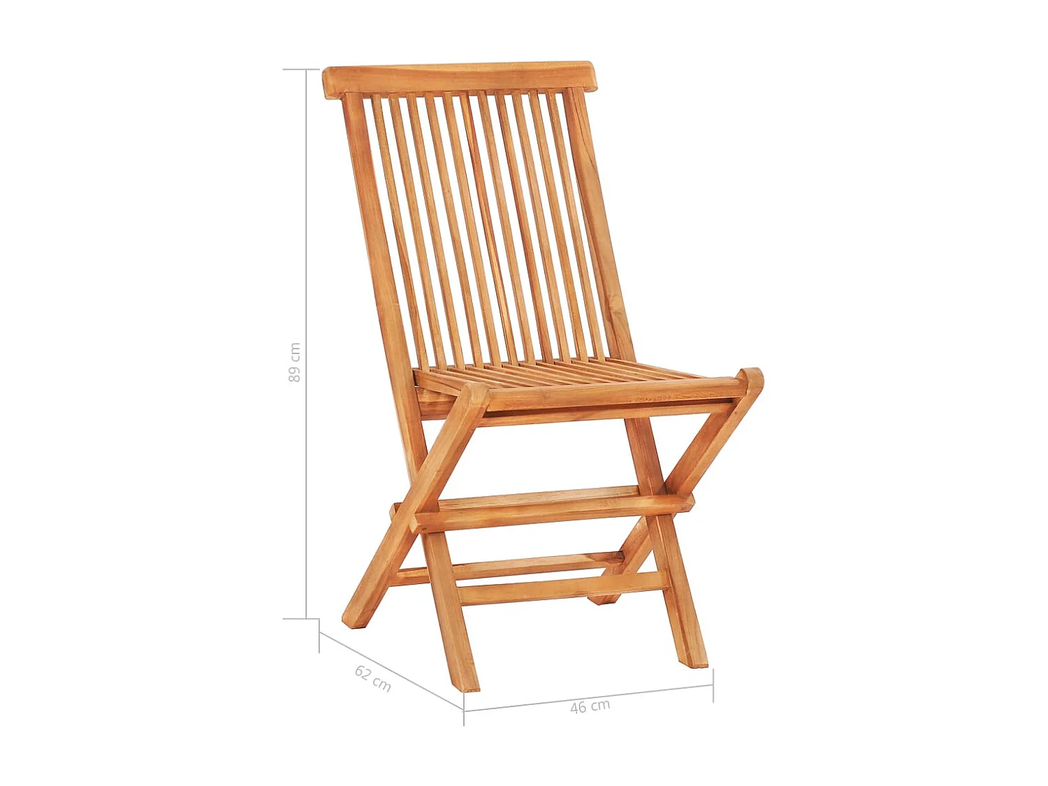 3-tlg. Bistroset mit Hellgrünen Kissen Massivholz Teak