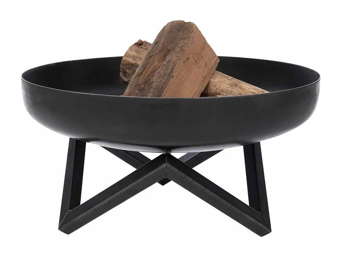 Braciere Pello Nero in Acciaio Nero