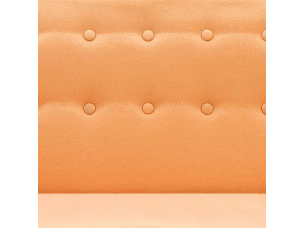 Divano a L Rivestito in Tessuto 171,5x138x81,5 cm Arancione