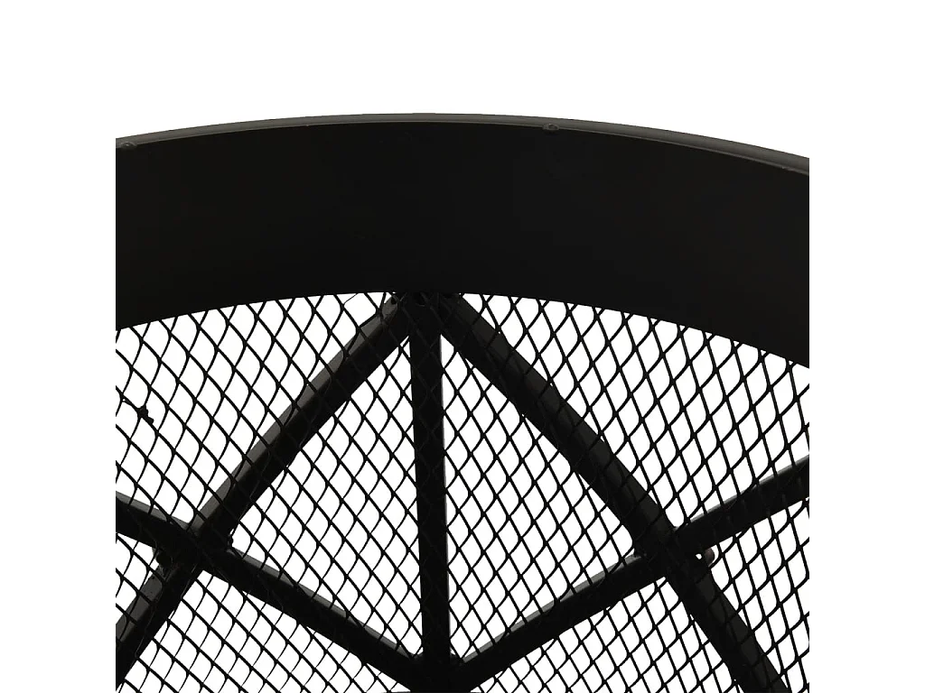 Braseira rústica com atiçador Φ42x54 cm aço