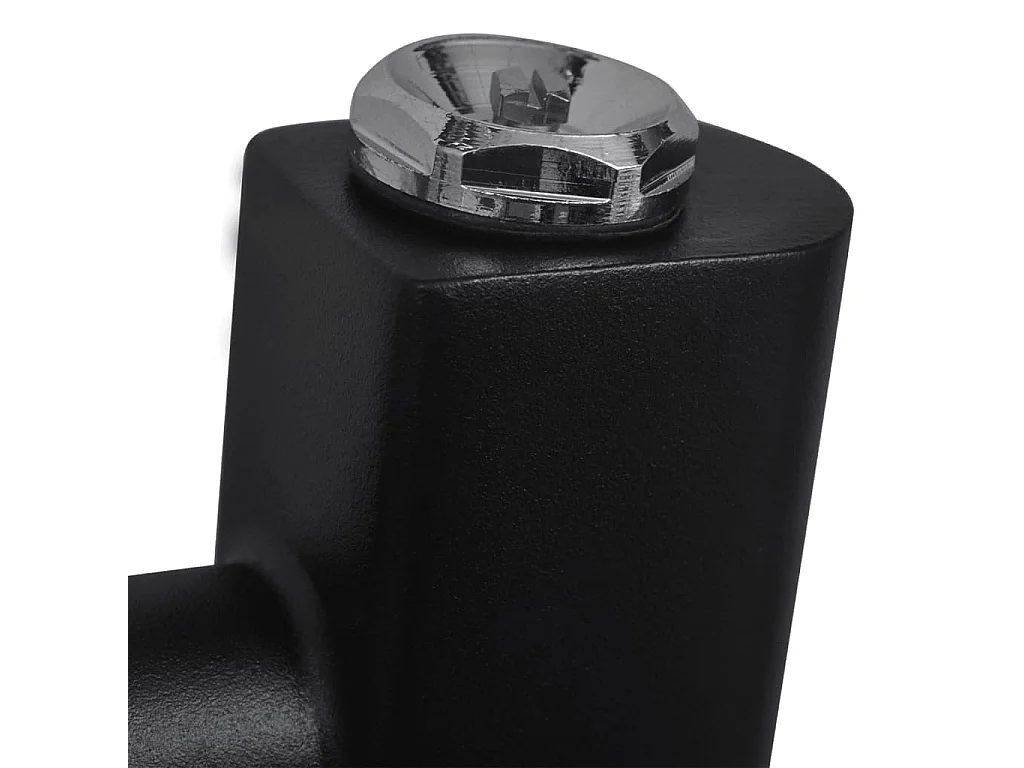 Radiator / handdoekenrek gebogen 480x480 mm zwart