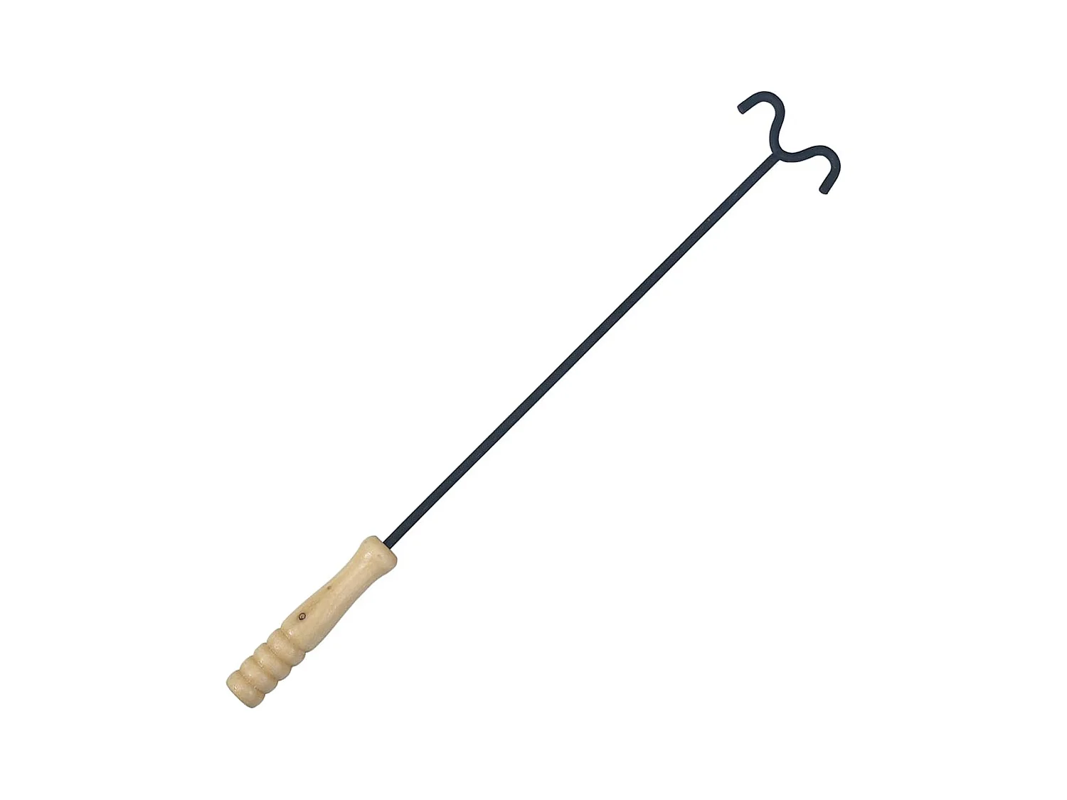 Brasero de acero negro 42x42x45 cm