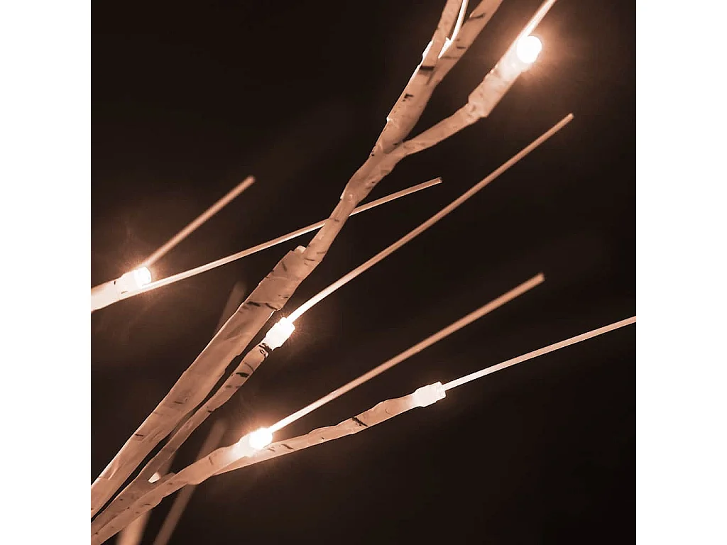 LED-Birke Warmweiß 96 LEDs 180 cm