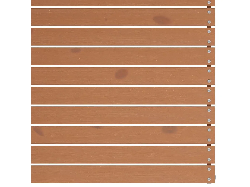 Canapés centraux de jardin 2 pcs marron miel bois de pin solide