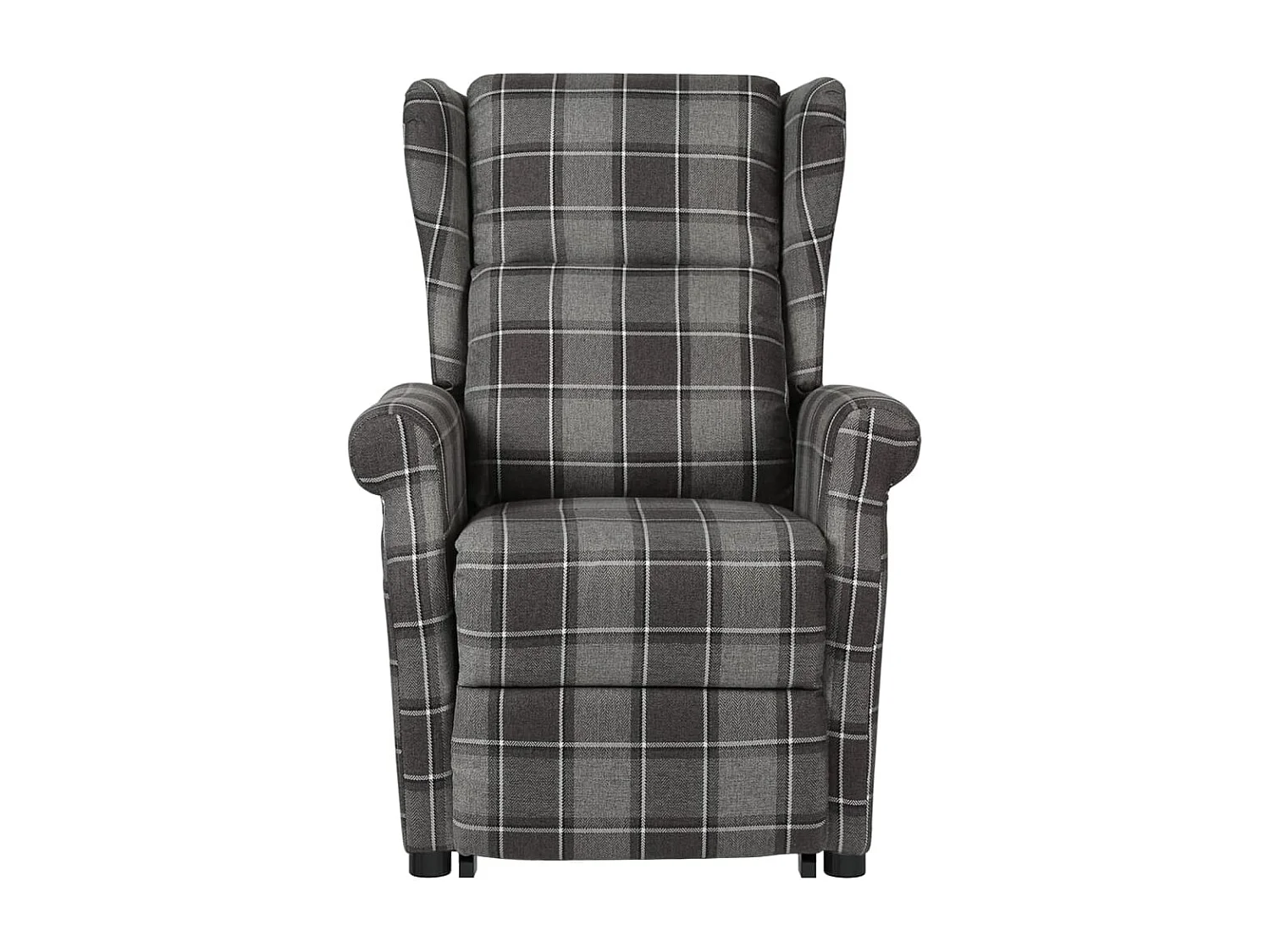 Poltrona Alzapersona Massaggiante in Tessuto Grigio