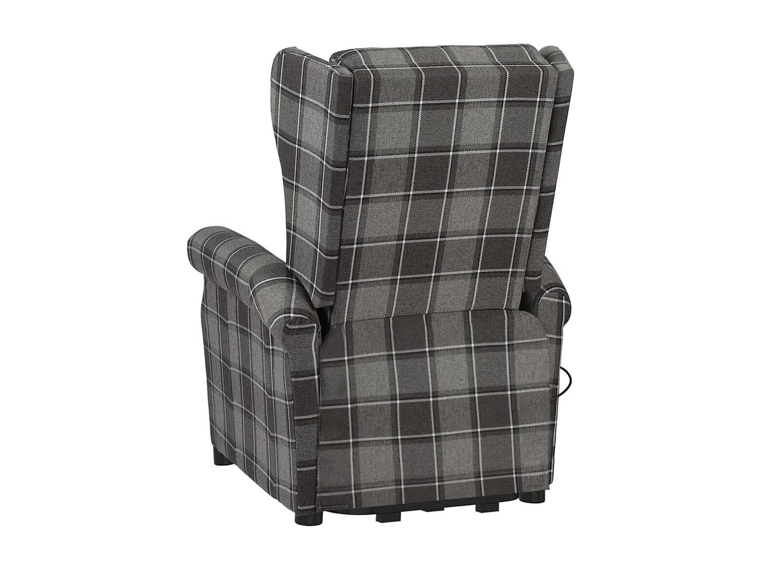 Poltrona Alzapersona Massaggiante in Tessuto Grigio