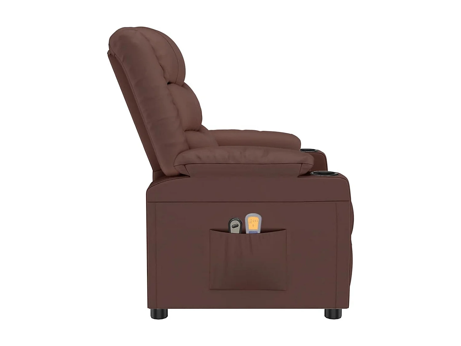 Fauteuil de massage électrique Marron Similicuir