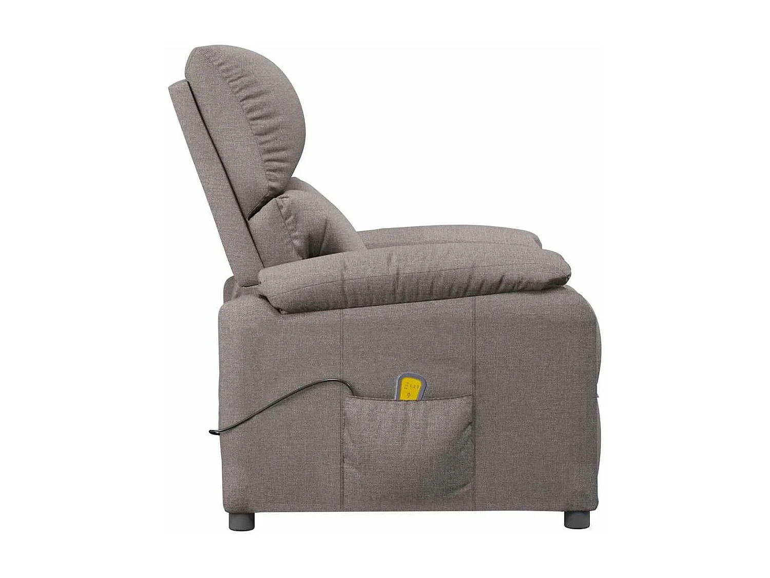 Fauteuil de massage Taupe Tissu
