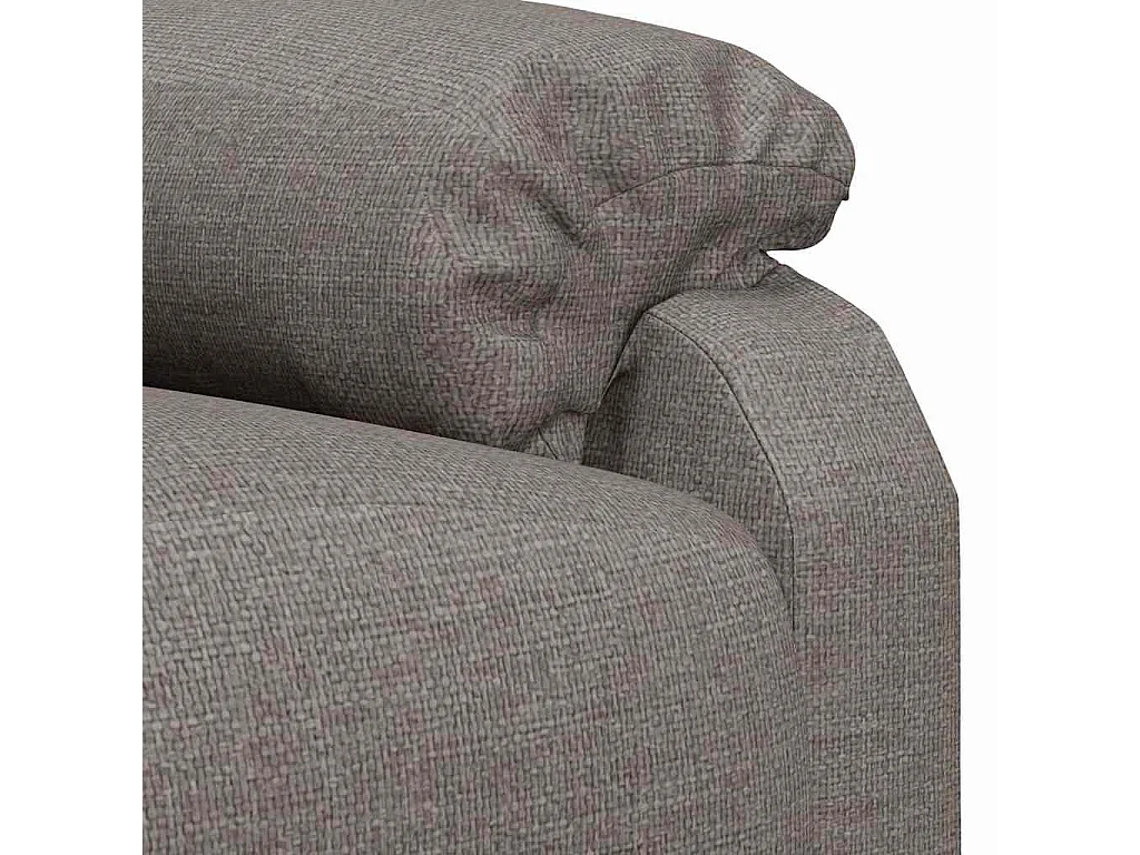 Fauteuil de massage Taupe Tissu