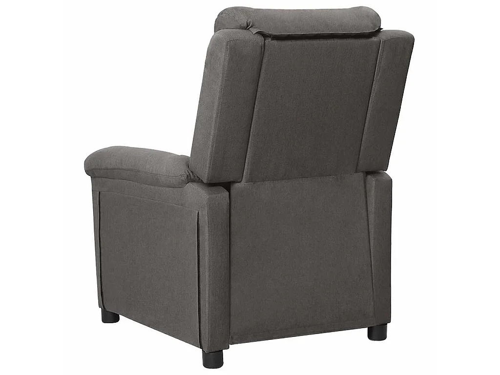 Fauteuil électrique de massage Gris foncé Tissu