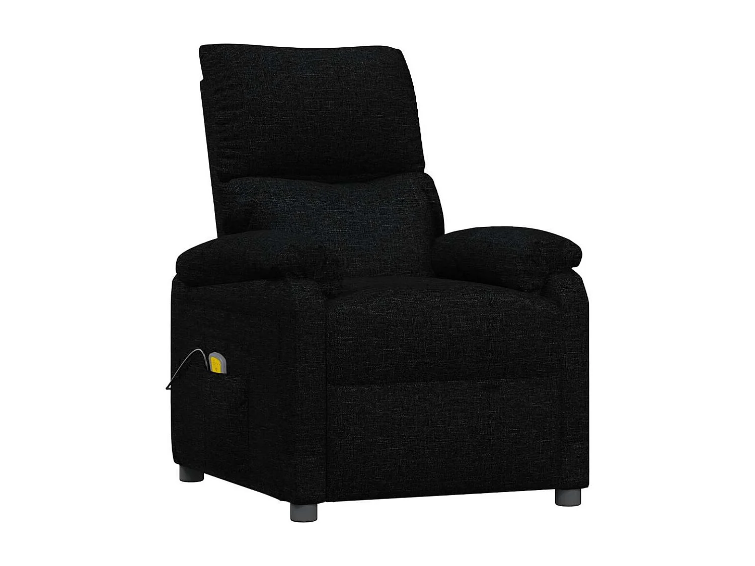 Massagesessel Schwarz Stoff