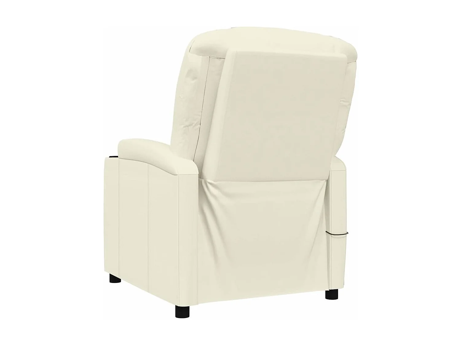 Massagesessel Cremeweiß Kunstleder