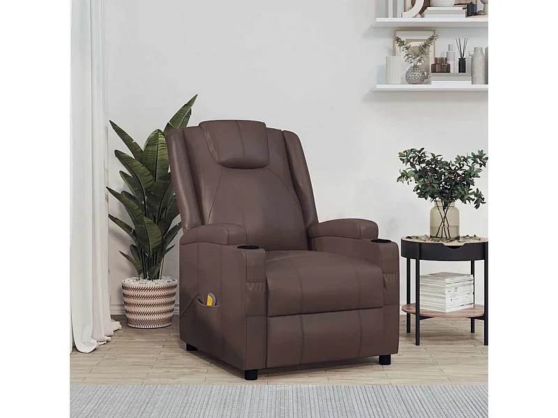 Fauteuil de massage Marron Similicuir