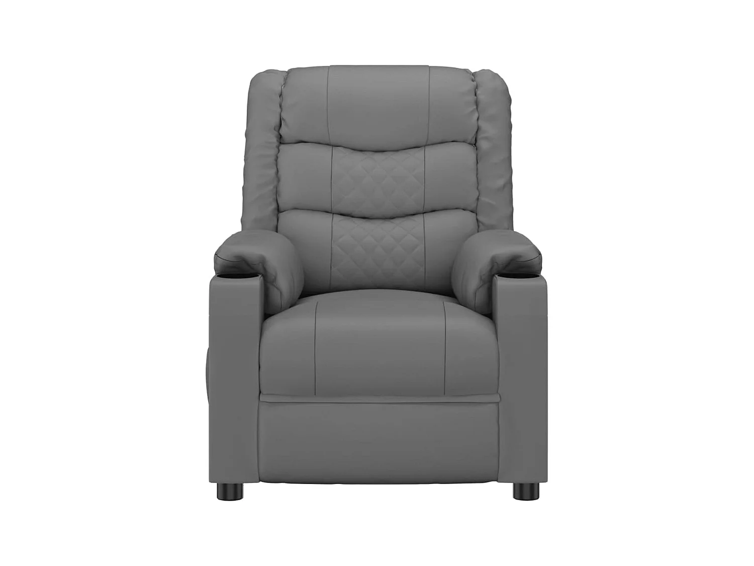 Fauteuil de massage électrique Gris Similicuir
