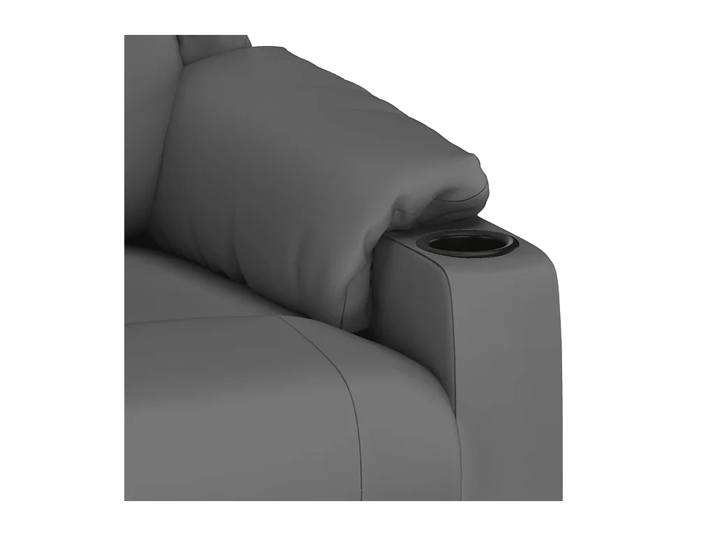 Fauteuil de massage électrique Gris Similicuir