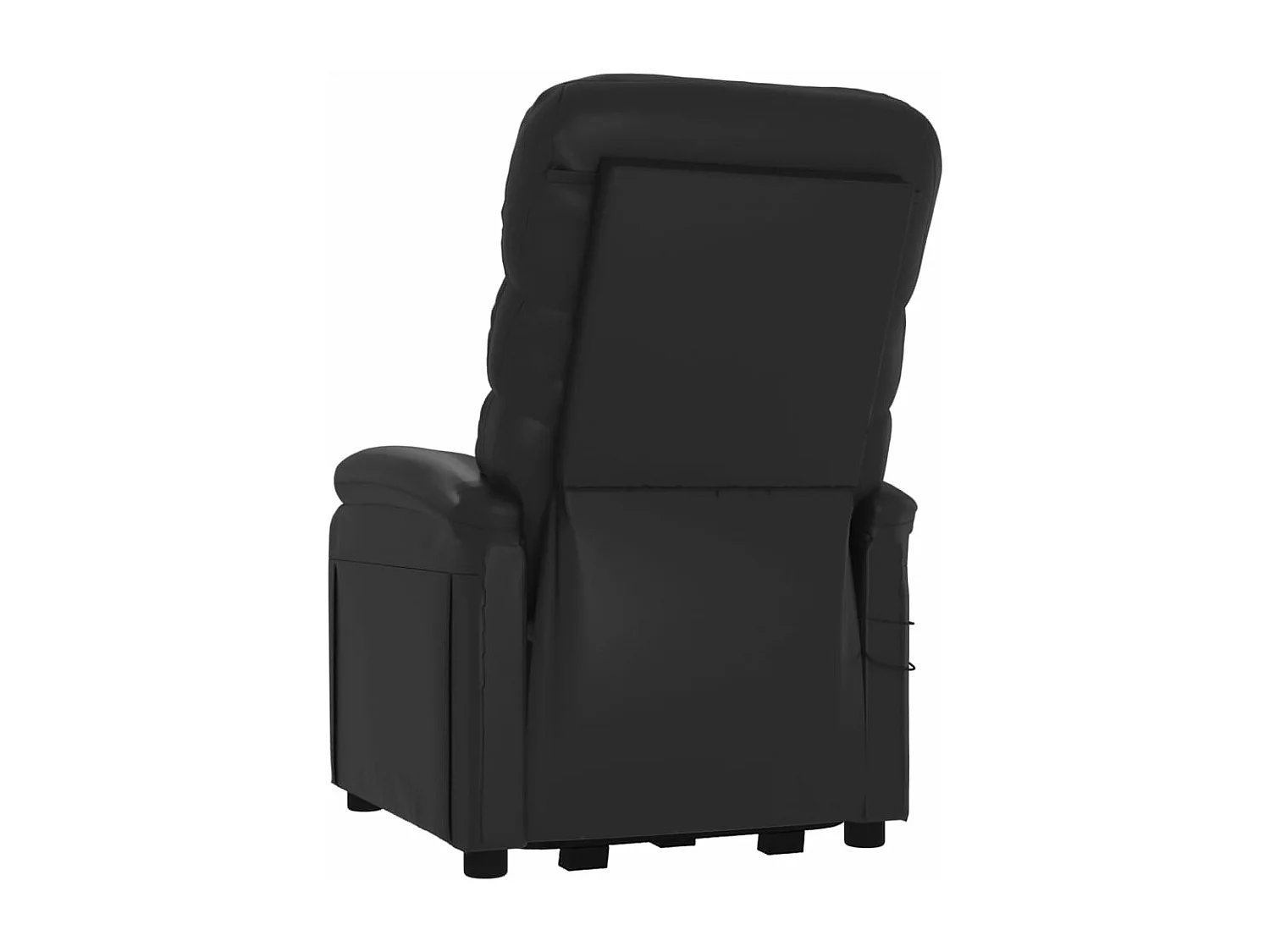 Fauteuil de massage Noir Similicuir
