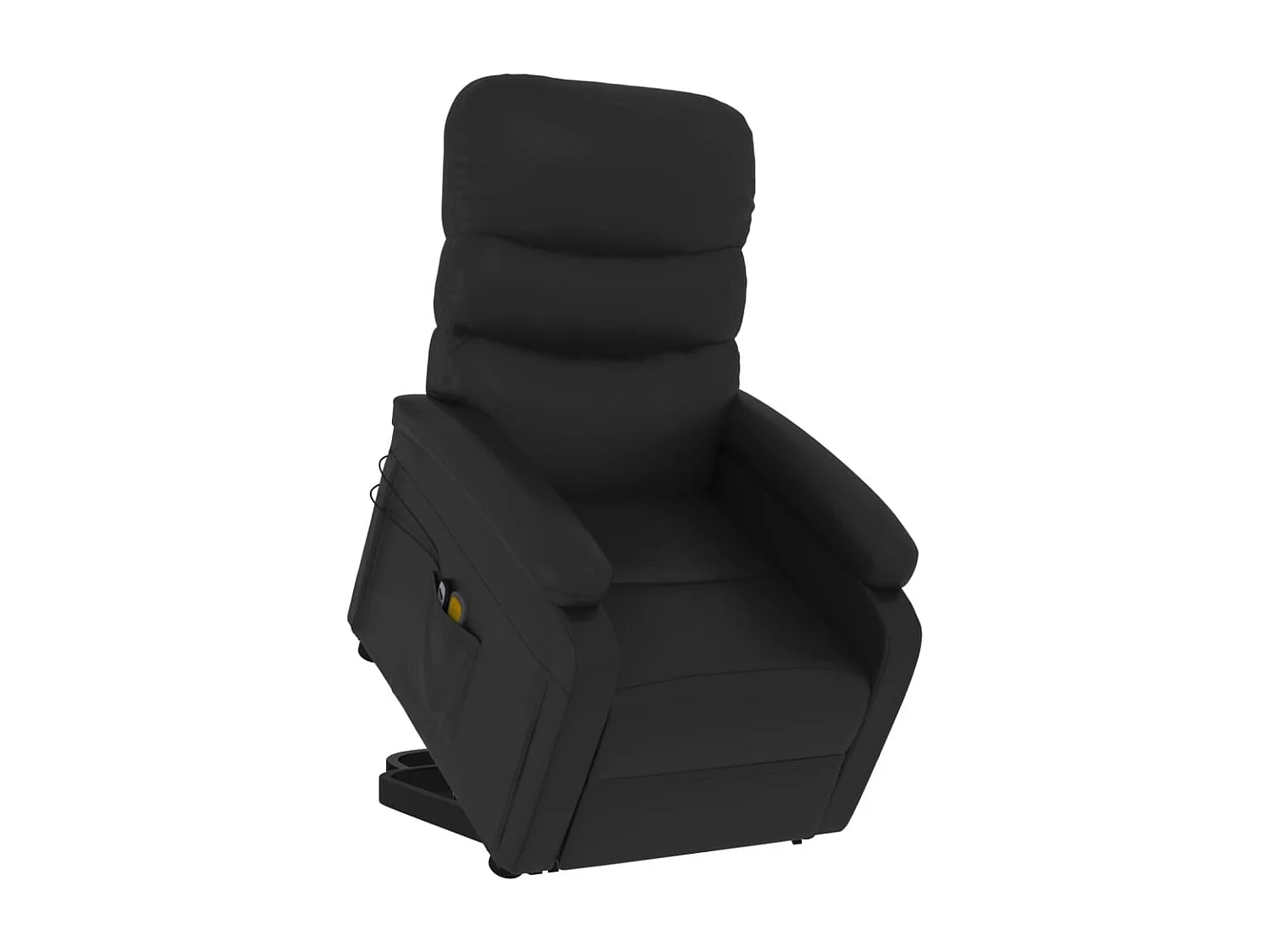 Fauteuil de massage Noir Similicuir