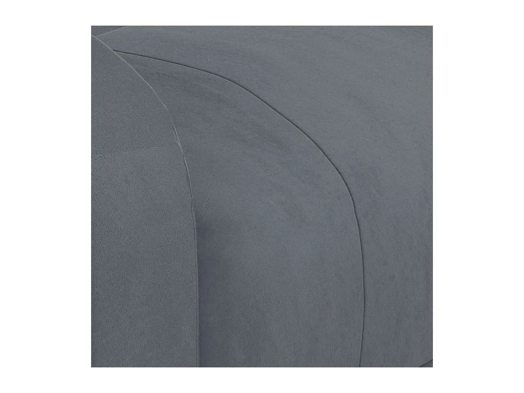 Massagestoel elektrisch fluweel donkergrijs