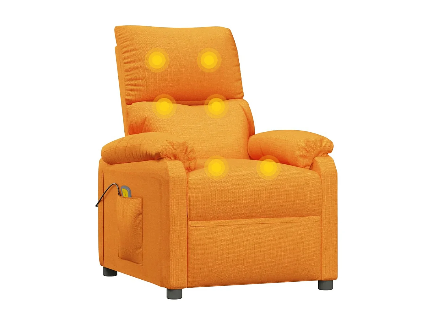 Fauteuil de massage Jaune Tissu