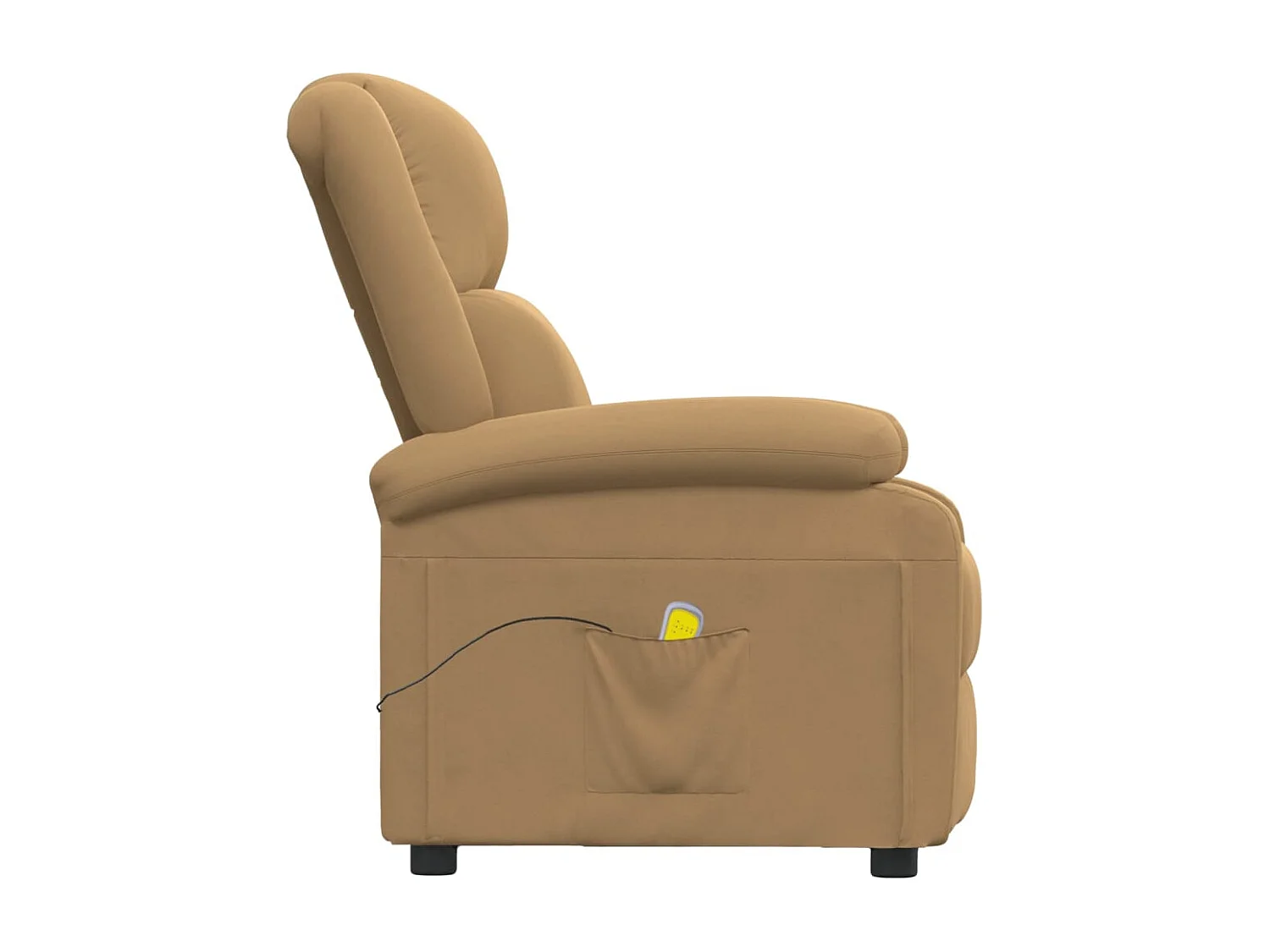 Fauteuil de massage Marron Velours